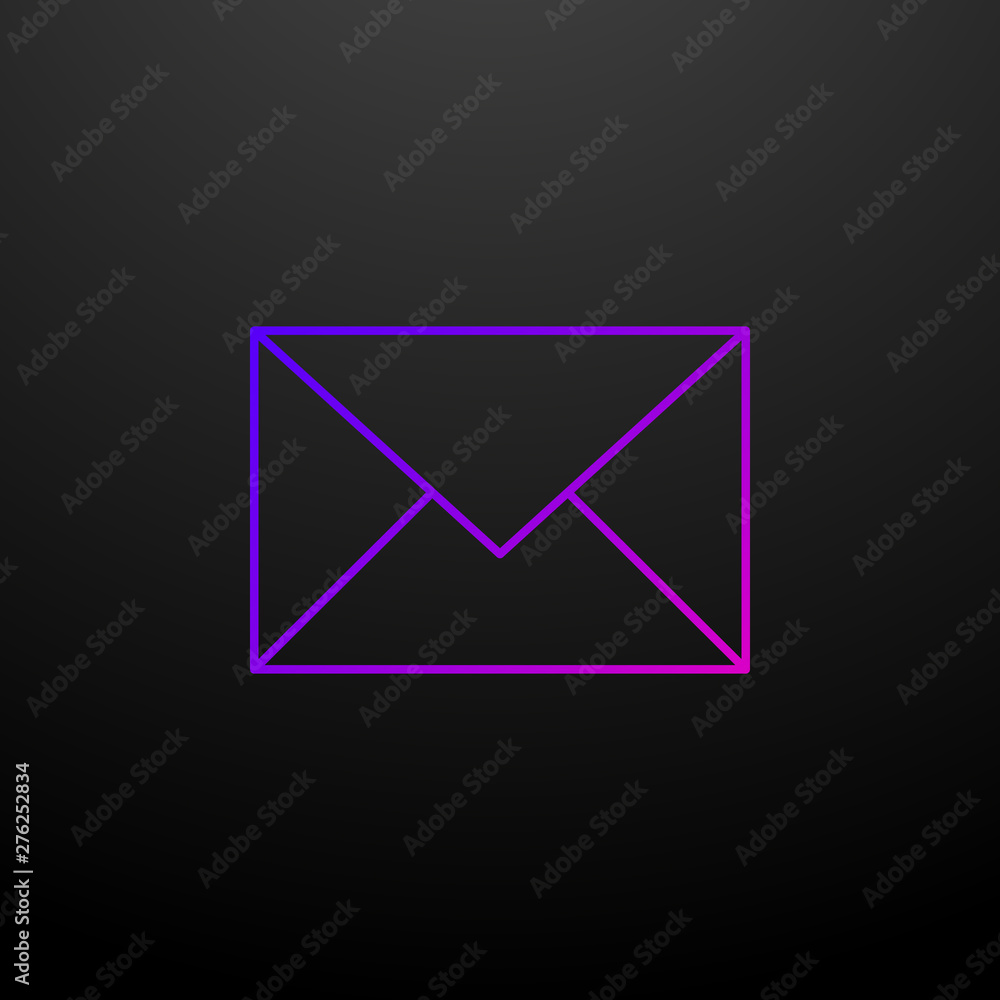 Poster email sign line nolan icon. elements of cv set. simple icon for websites, web design, mobile app, in