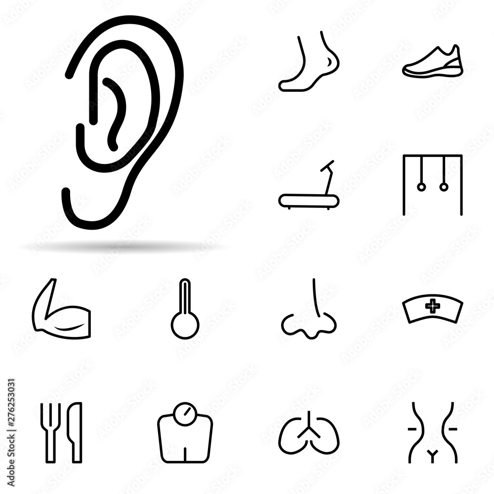 Poster scales icon. universal set of web for website design and development, app development