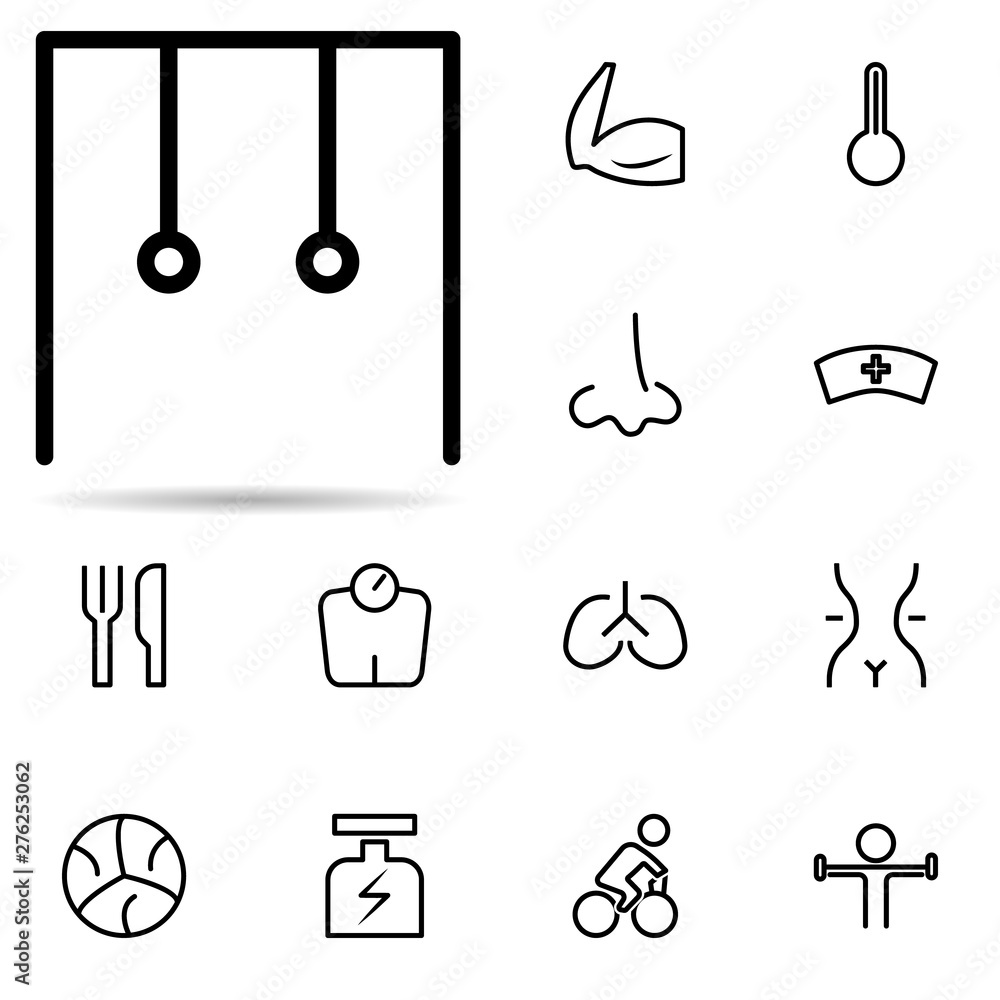 Poster temperature sign icon. universal set of web for website design and development, app development