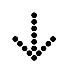 Arrow symbol icon vector illustration