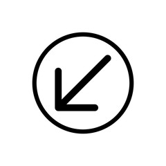 Arrow symbol icon vector illustration