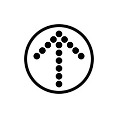 Arrow symbol icon vector illustration