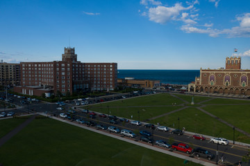 Aerial of Asbury Park New Jersey 2019