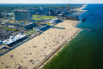 Aerial of Asbury Park New Jersey 2019