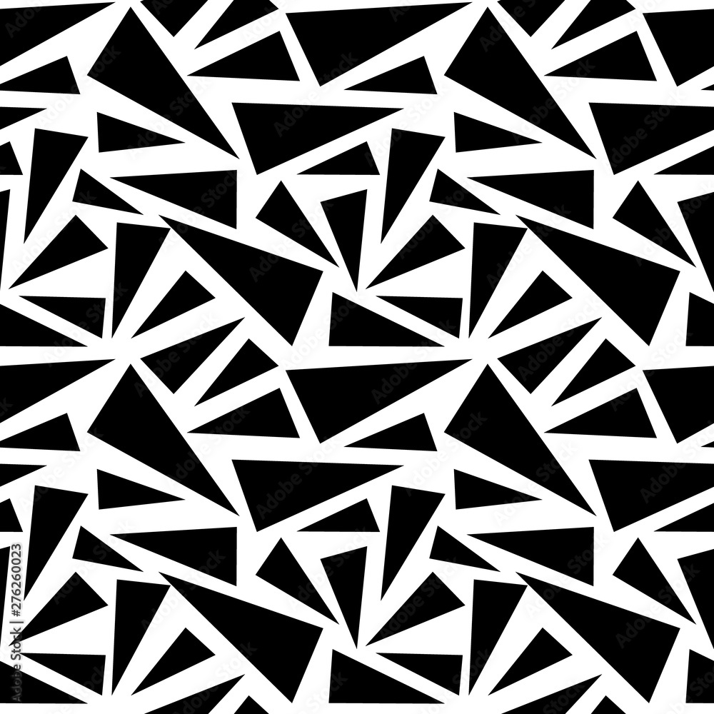 Poster triangle seamless geometric pattern. abstract geometric hipster fashion design print triangle patter