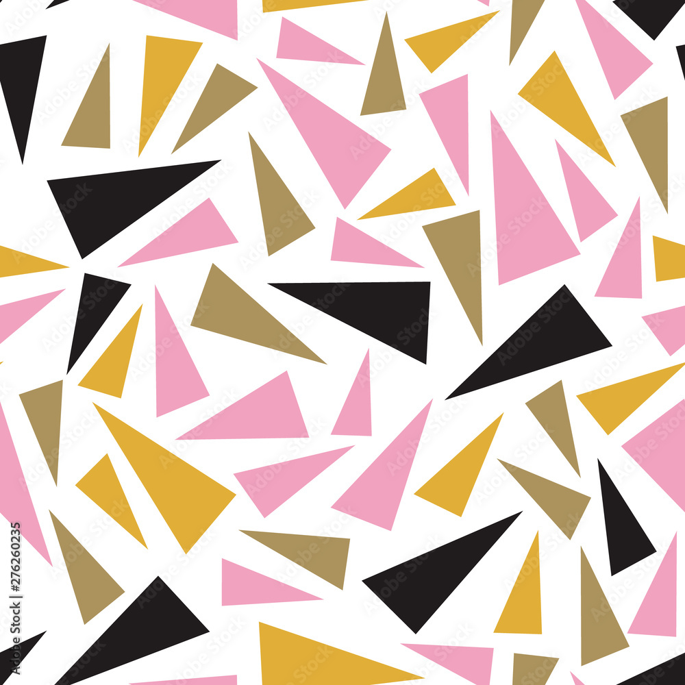 Aufkleber triangle seamless geometric pattern. abstract geometric hipster fashion design print triangle patter