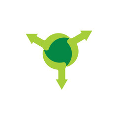 arrow global movement spread symbol vector