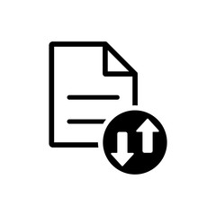 Web Data Upload and Download Icon
