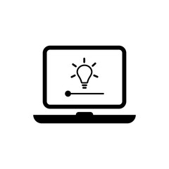 Laptop Display Brightness Control Icon