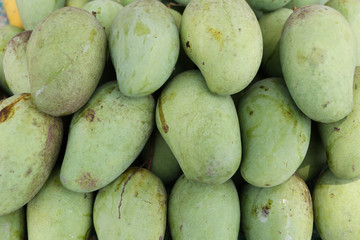 Green mango or Raw mango.