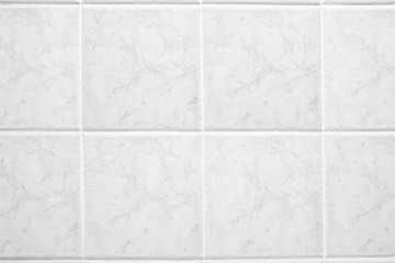 White quadrate marble tiles.