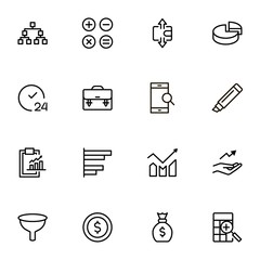 Atm cash icon set.