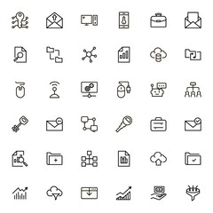 Development icon set.
