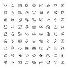 Development icon set.