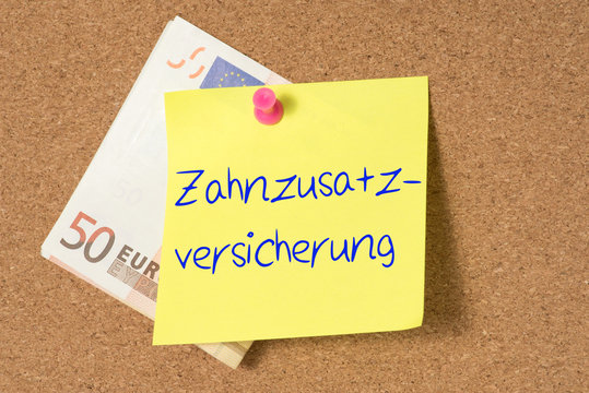 Geld f&uuml;r Zahnzusatzversicherung