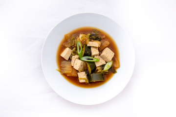 Korean soy bean soup, Doenjang soup