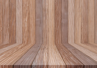Wood texture background, wood planks wall and floor
