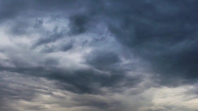 Amazing cloudy sky before the rain.