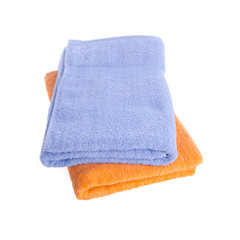 towel or bath towel on a background new.