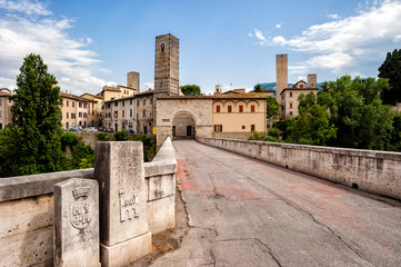 medieval town of Ascoli Piceno, Marche-Italy