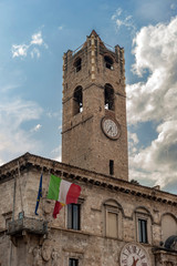 Fototapeta na wymiar medieval town of Ascoli Piceno, Marche-Italy