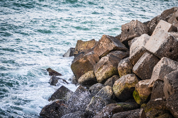 sea side view along the spanish coast