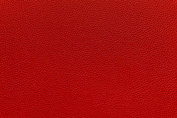 Close-Up Red Leather Texture or Background