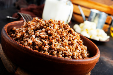 cooked buckwheat