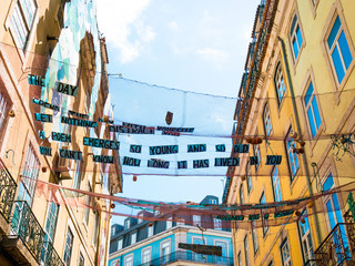 La Rua Cor de Rosa, street Lisbon