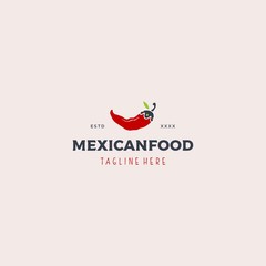 Mexican Food logo vector illustration