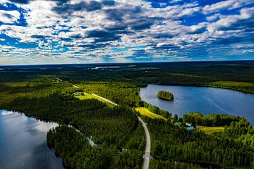 Finnland aus der Luft - Atemberaubende Luftbilder von Landschaften in Finnland
