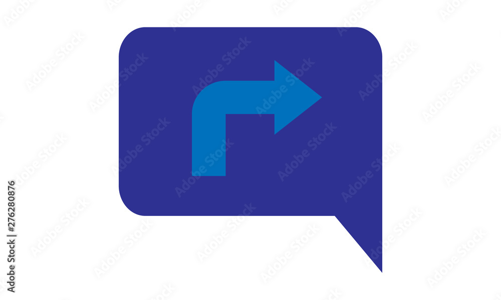 Poster messaging response icon for communication feedback