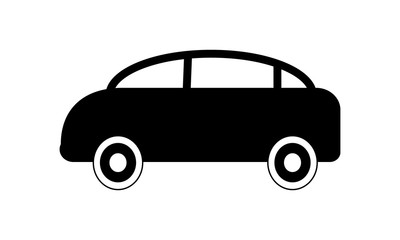Car icon for transportation and vehicle services