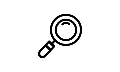 Magnifying glass icon for search and discovery