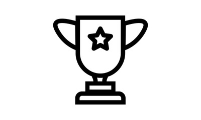 Trophy icon for achievement and awards
