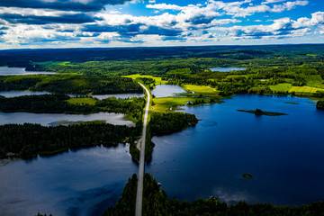 Finnland aus der Luft - Atemberaubende Luftbilder von Landschaften in Finnland