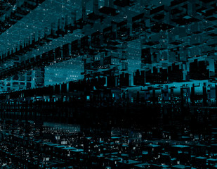 Future digital technology, network data transmission, big data