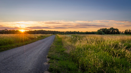 Ridgefield National Wildlife Refuge Summer Sunset Washington State  © Anna Photography