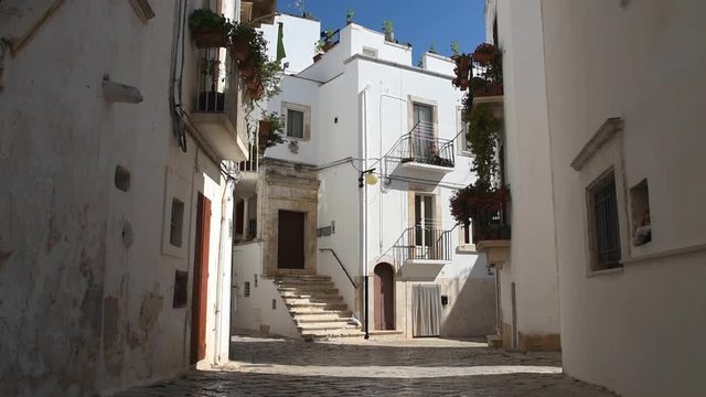 Alleyway. Putignano. Puglia. Italy.