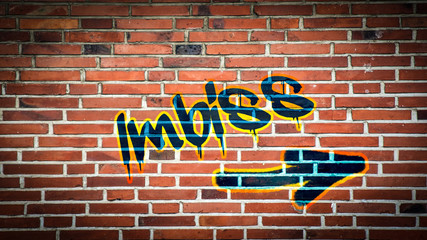 Obraz premium Schild 394 - Imbiss