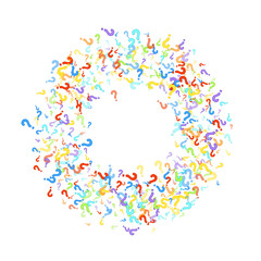 Question marks Quiz doubt survey faq public poll.