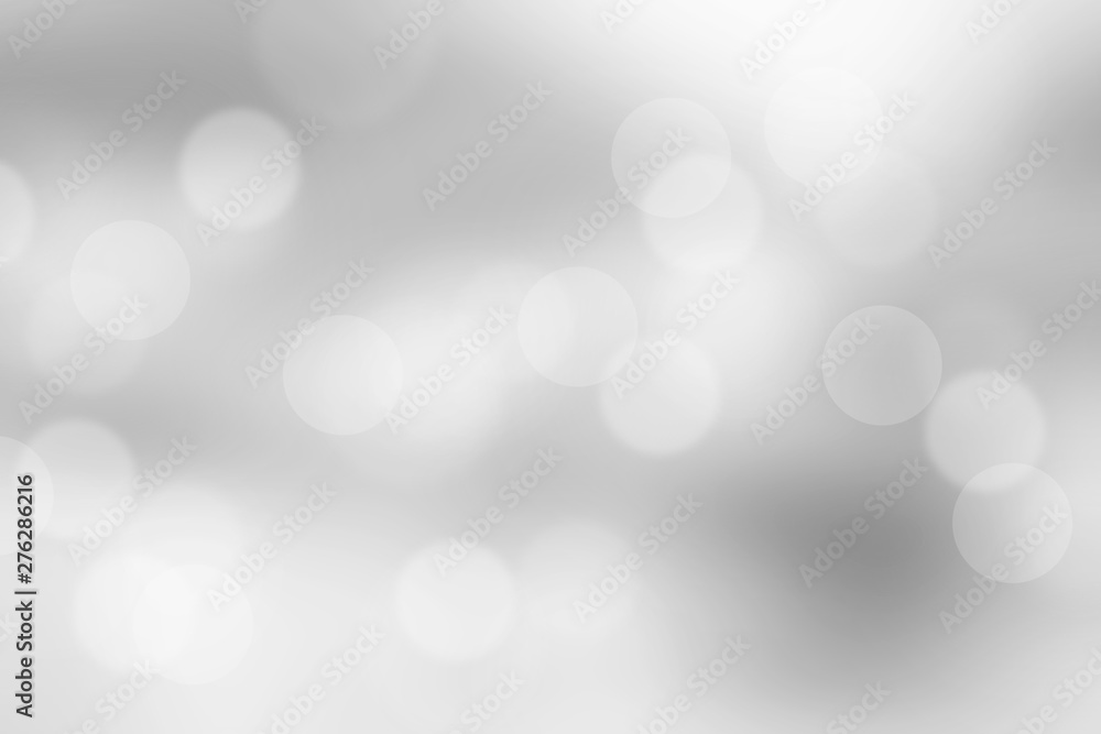 Wall mural gray blurred with bokeh abstract background