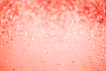 Glitter coral color background