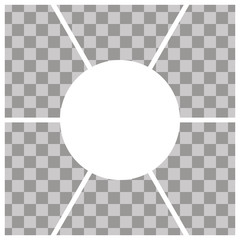 Collage frames with universal uolour palette. Infographic template stock vector illustration