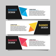 Vector abstract design banner web template.can be use for, landing page, website, mobile app, poster, flyer, coupon, gift card, smartphone template, web design