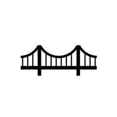 Bridge symbol icon vector illustration