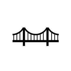 Bridge symbol icon vector illustration