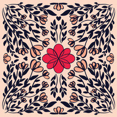 abstract illustration texture mandala vector