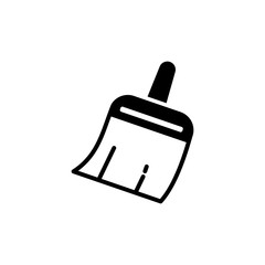 Broom symbol icon vector illustration
