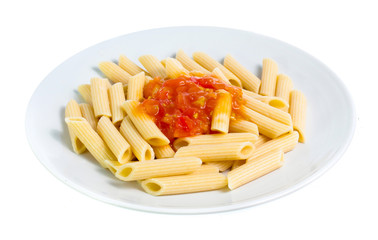 pasta isolated on white